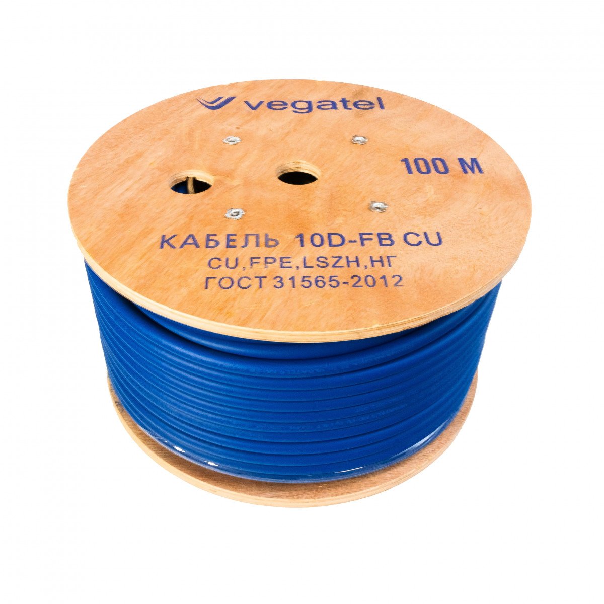 Кабель VEGATEL 10D-FB Cu (ГОСТ, синий)