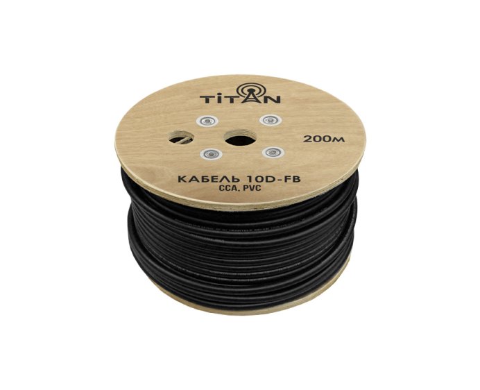 Кабель VEGATEL 10D-FB (Titan, черный)