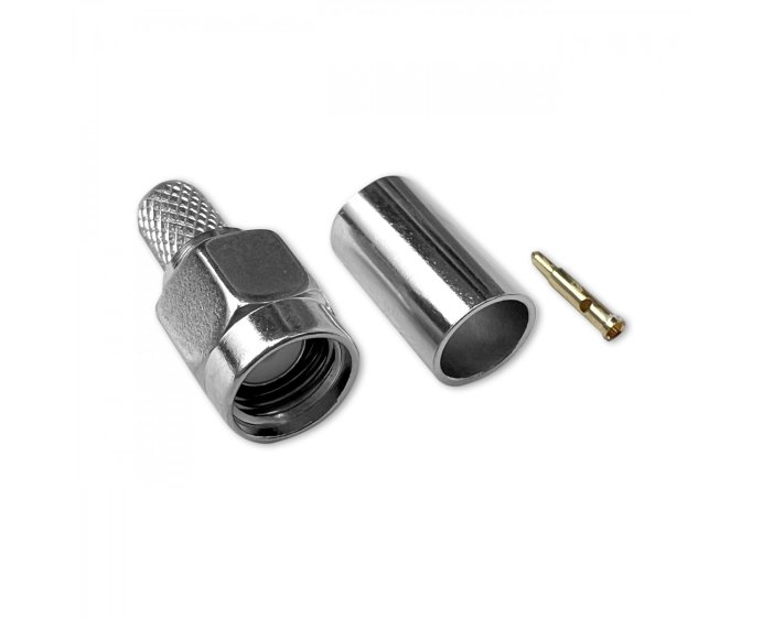 Кабельная сборка VEGATEL RG-58 A/U (ГОСТ, PVC, черный) (SMA-male - SMA-female)