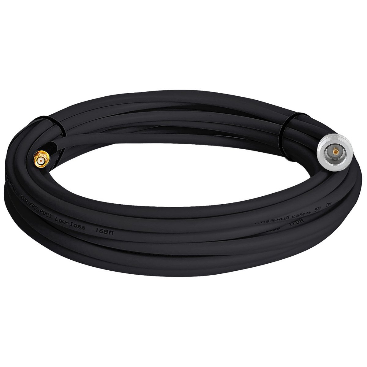 Кабельная сборка 5D/FB (Titan, черный) (N-female - SMA-male)