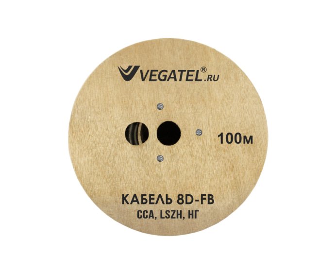 Кабель VEGATEL 8D-FB (ГОСТ, черный)