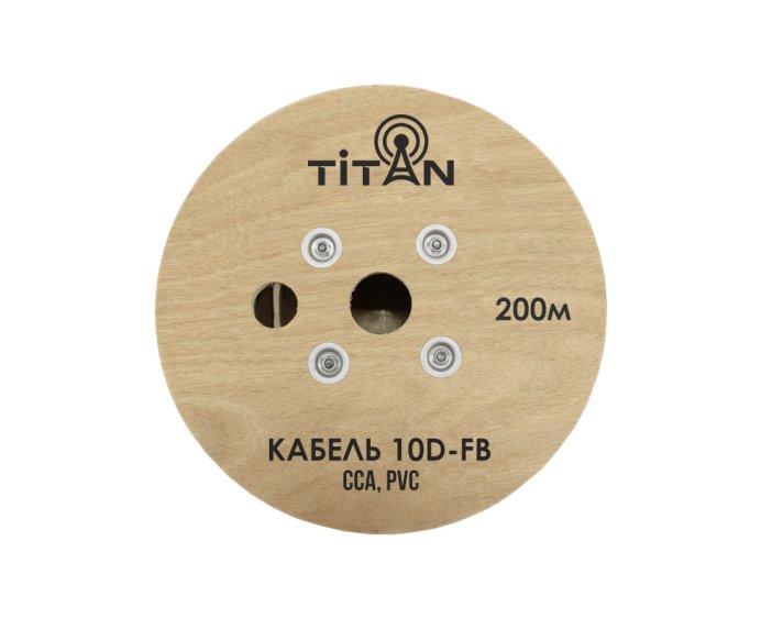 Кабель VEGATEL 10D-FB (Titan, черный)